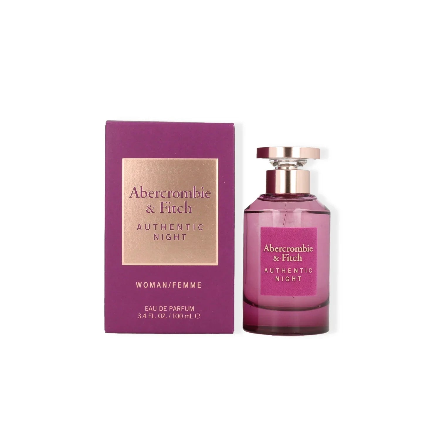 Abercrombie & Fitch Authentic Night Woman/Femme Eau de Parfum perfume bottle