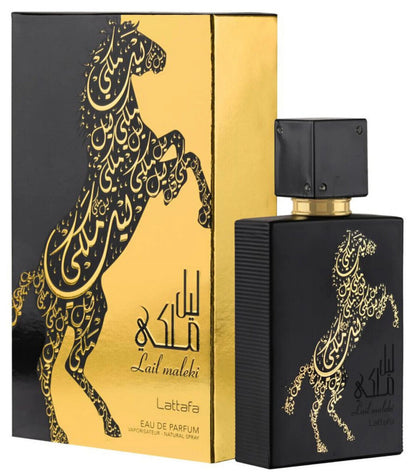 Lattafa Lail Maleki Eau de Parfum packaging box