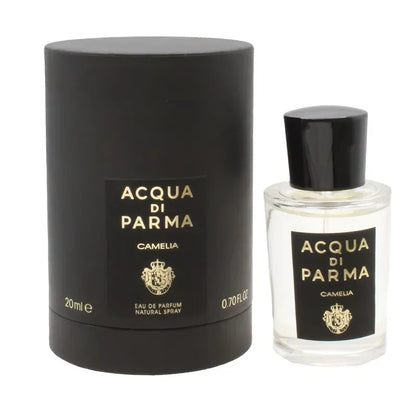 Acqua Di Parma Camelia Eau de Parfum bottle close-up detail