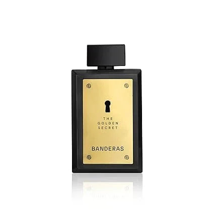 Antonio Banderas The Golden Secret Eau de Toilette carton and packaging