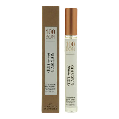 100 Bon Oud Wood & Amyris Eau de Parfum bottle close-up detail