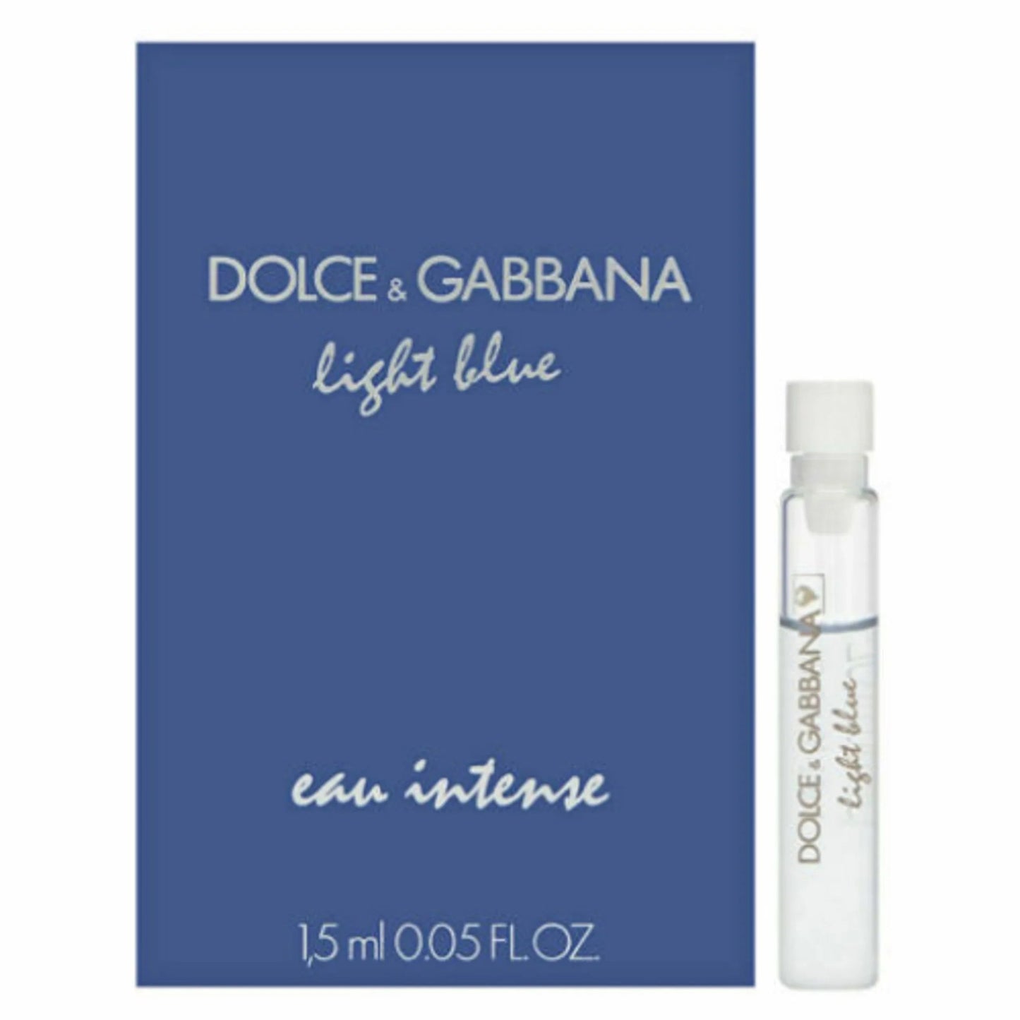 Dolce & Gabbana Light Blue Eau Intense Eau de Parfum carton and packaging