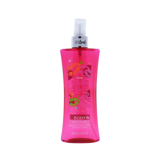 Body Fantasies Pink Vanilla Kiss Body Spray perfume bottle