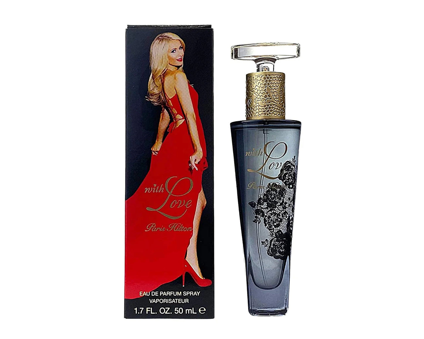 Paris Hilton With Love Eau de Parfum bottle and box