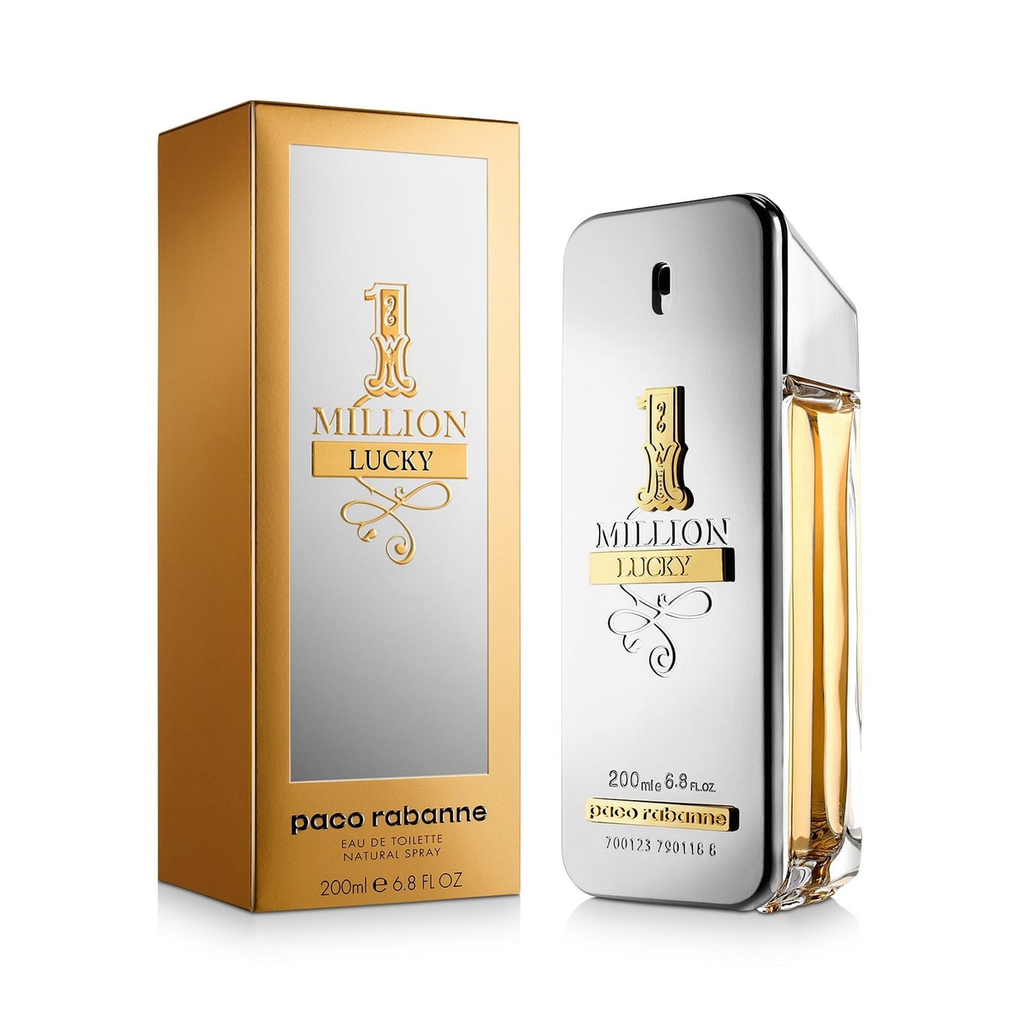 Rabanne 1 Million Lucky Eau de Toilette carton and packaging