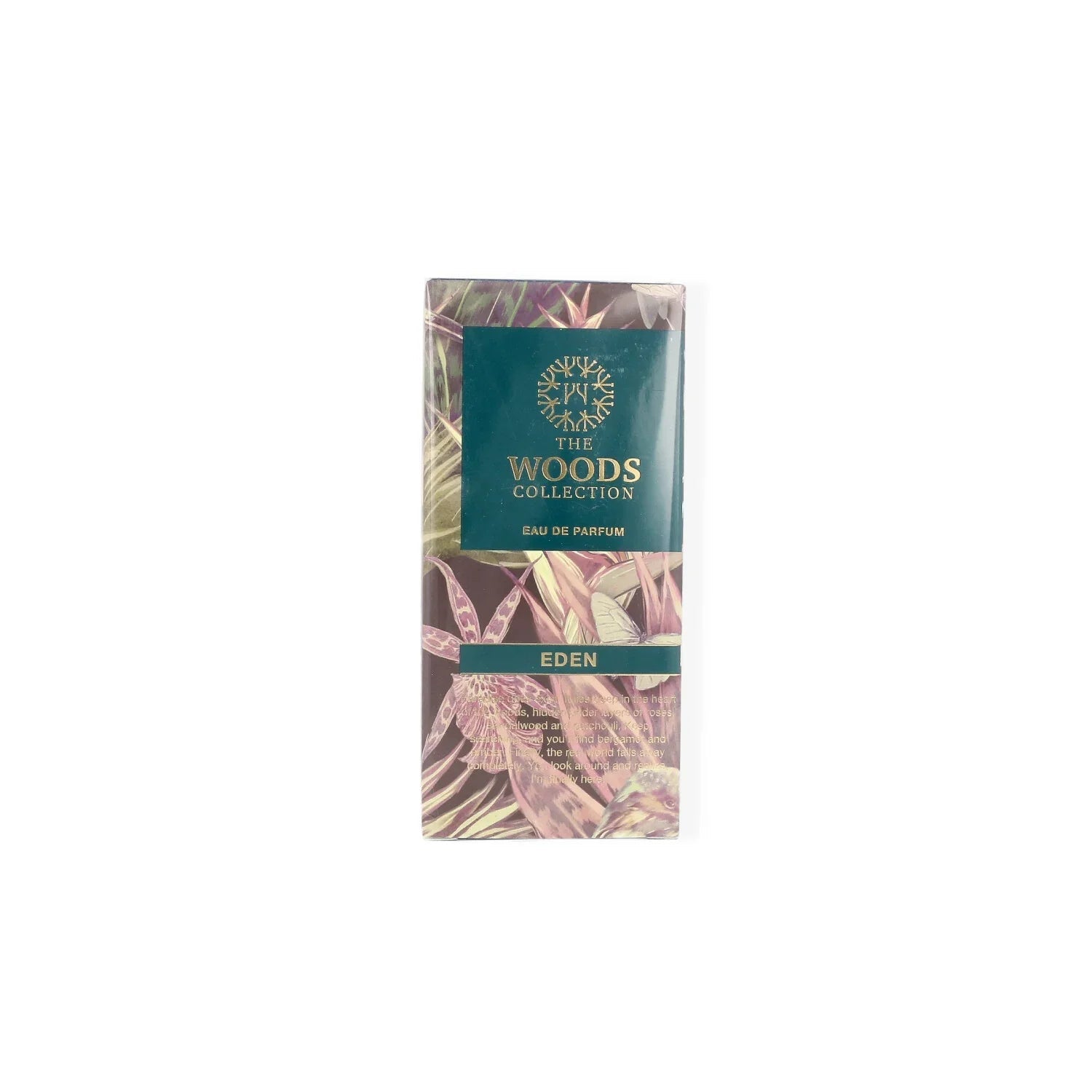The Woods Collection Eden Eau de Parfum packaging box