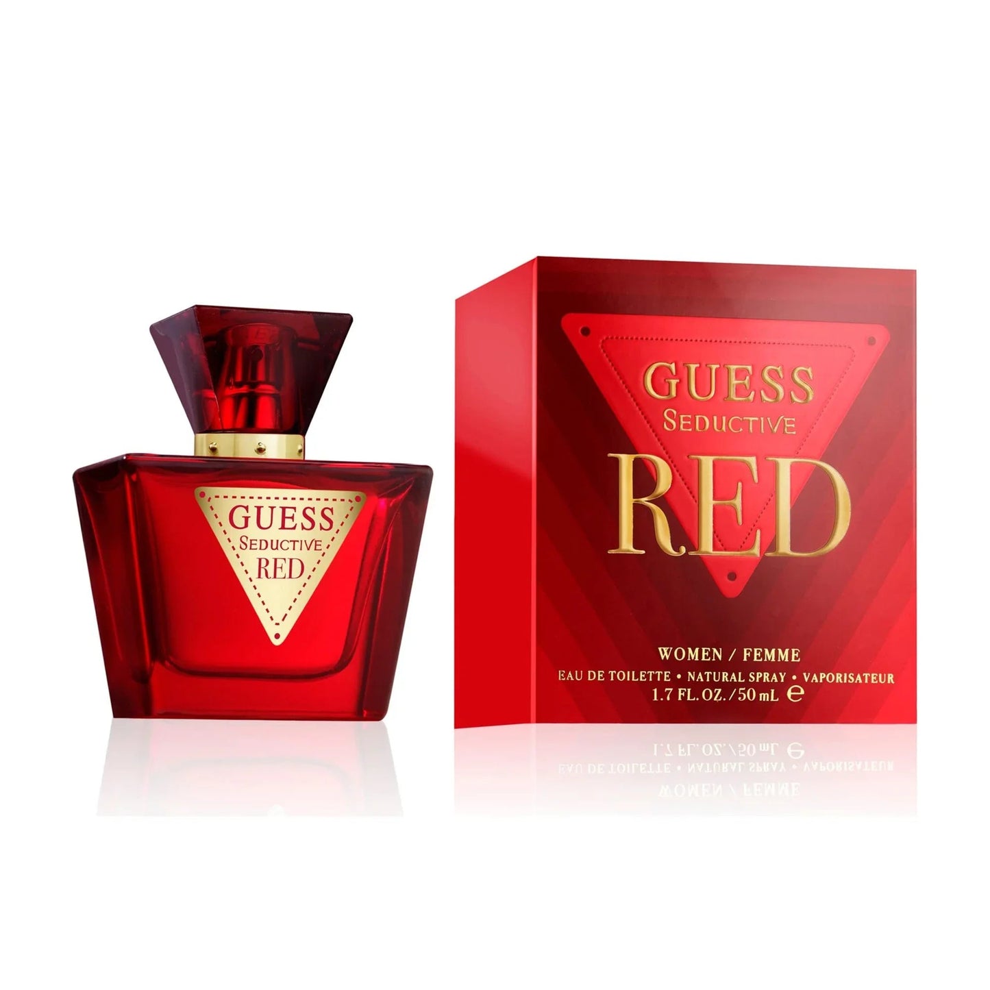 Guess Seductive Red Femme Eau de Toilette bottle and box