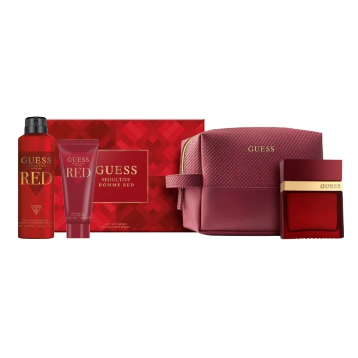 Guess Seductive Red Homme Eau de Toilette bottle and box