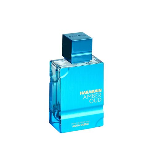 Al Haramain Amber Oud Aqua Dubai Extrait de Parfum bottle and box