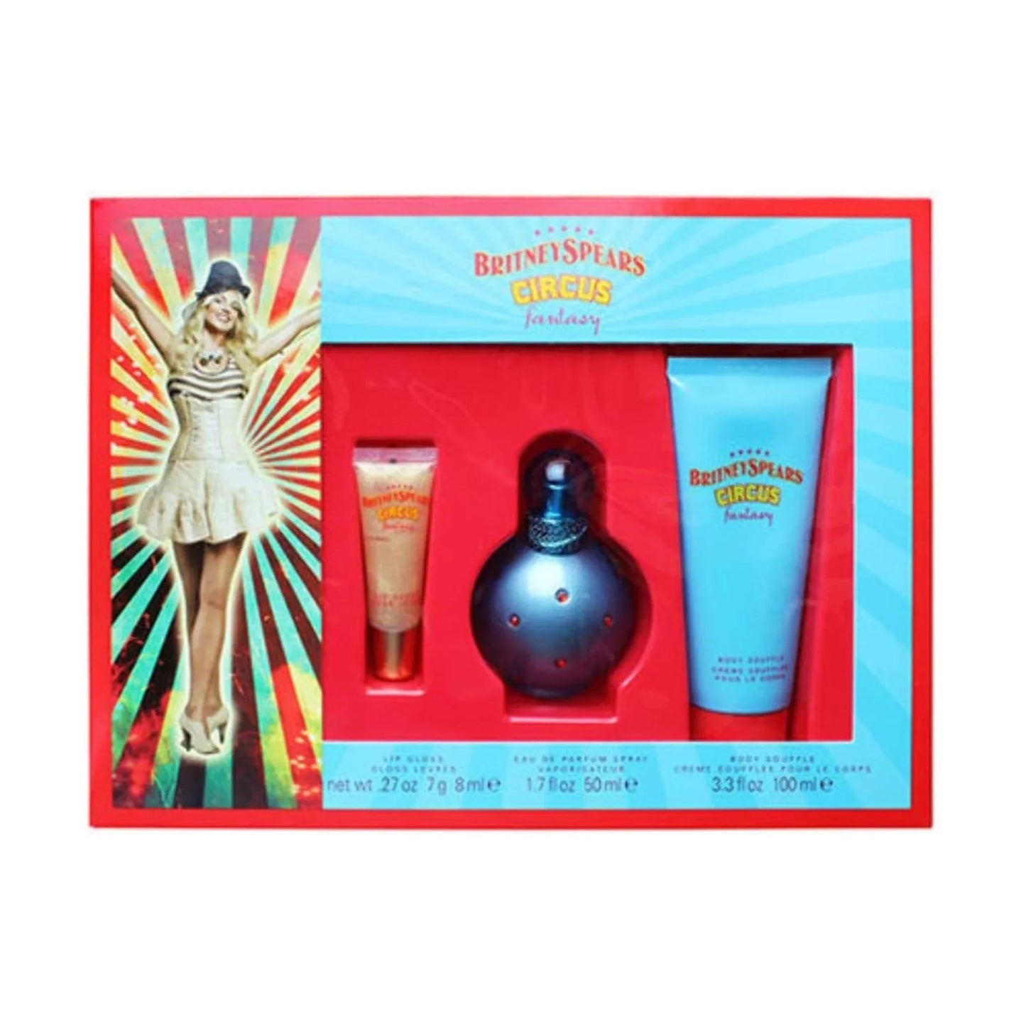 Britney Spears Circus Fantasy Eau de Parfum bottle and box