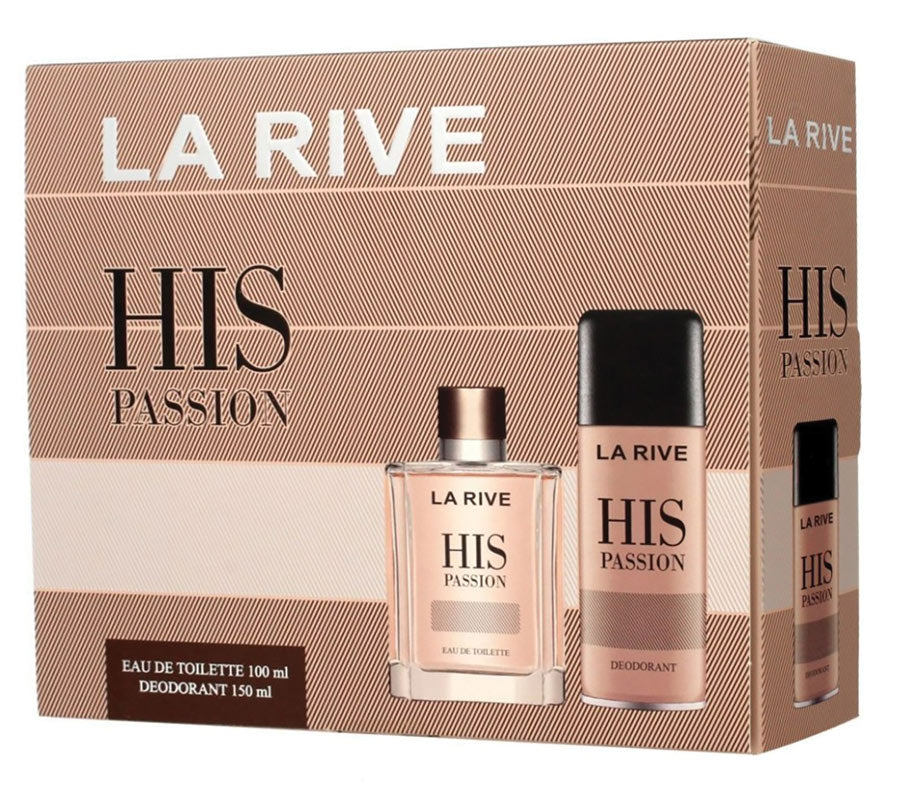 La Rive His Passion Eau de Toilette packaging box
