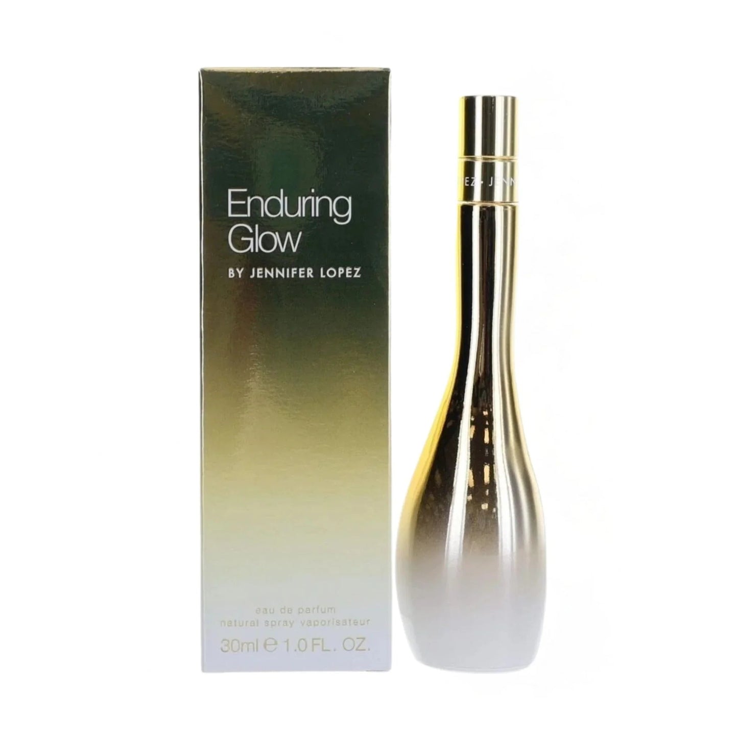 Jennifer Lopez Enduring Glow Eau de Parfum bottle close-up detail
