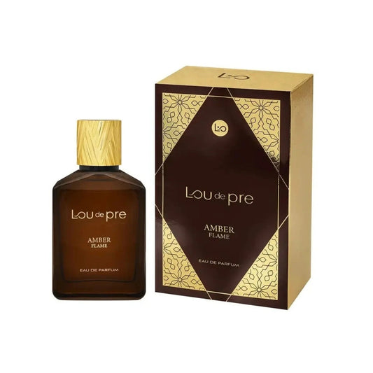 Lou De Pre Amber Flame Eau de Parfum perfume bottle