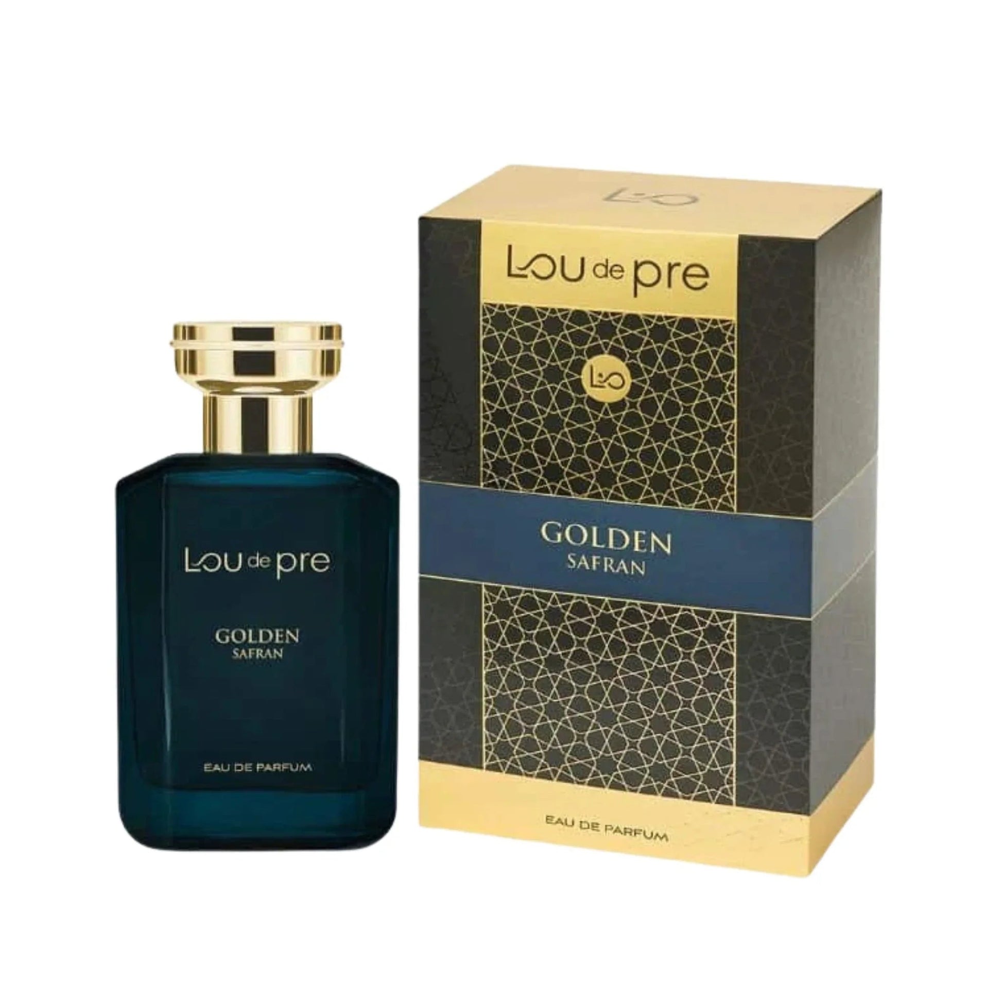 Lou De Pre Golden Safran Eau de Parfum perfume bottle