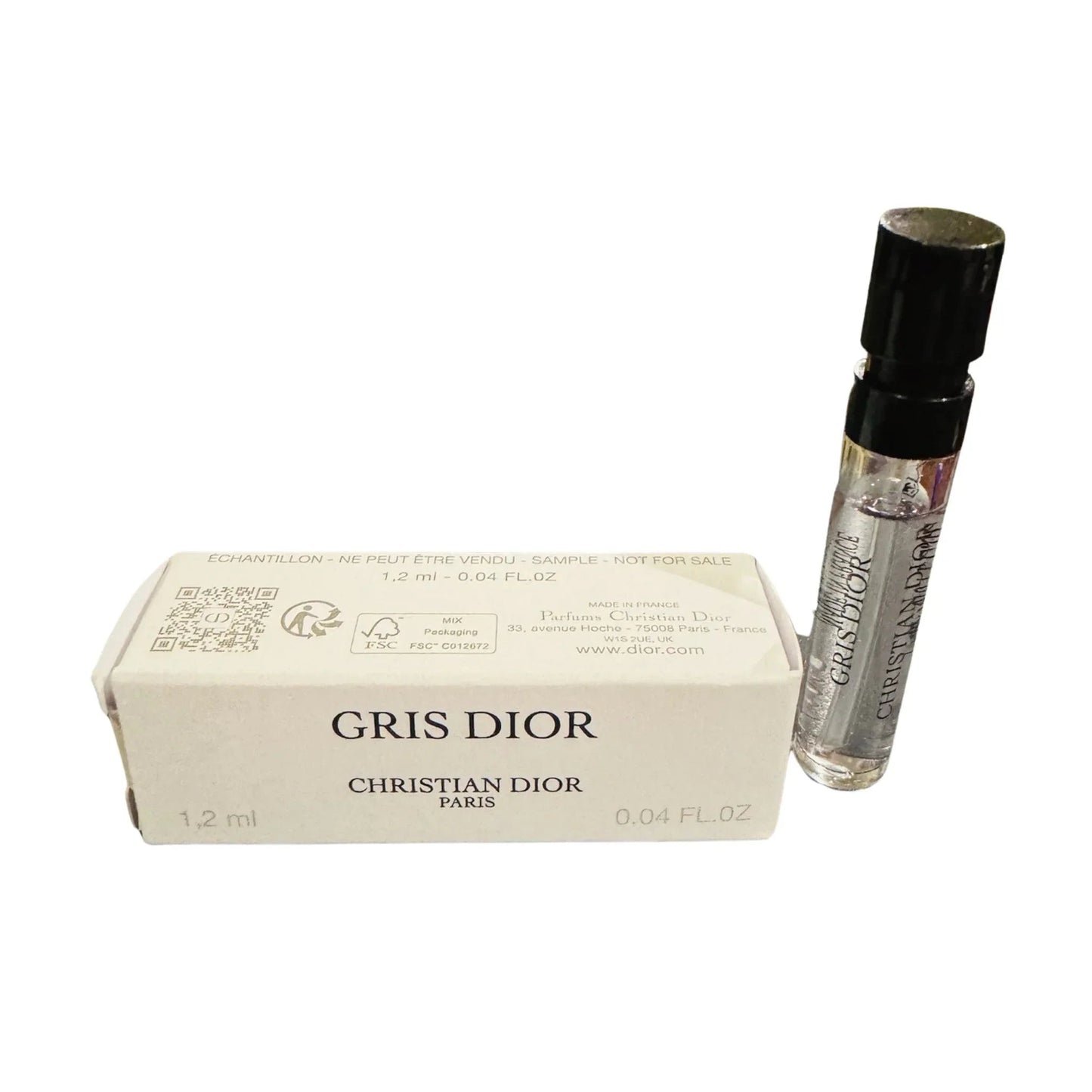 Dior Gris Dior Eau de Parfum bottle close-up detail