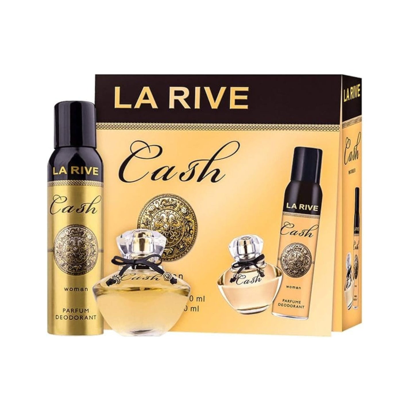 La Rive Cash Woman Eau de Parfum bottle and box