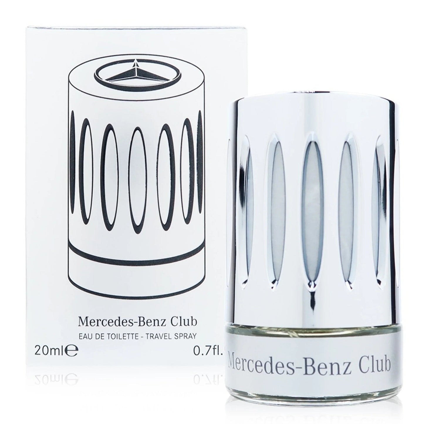 Mercedes Benz Club Eau de Toilette carton and packaging