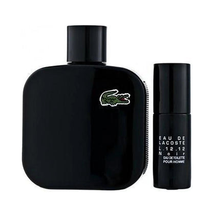 Lacoste Eau De Lacoste L.12.12 Noir Eau de Toilette bottle and box