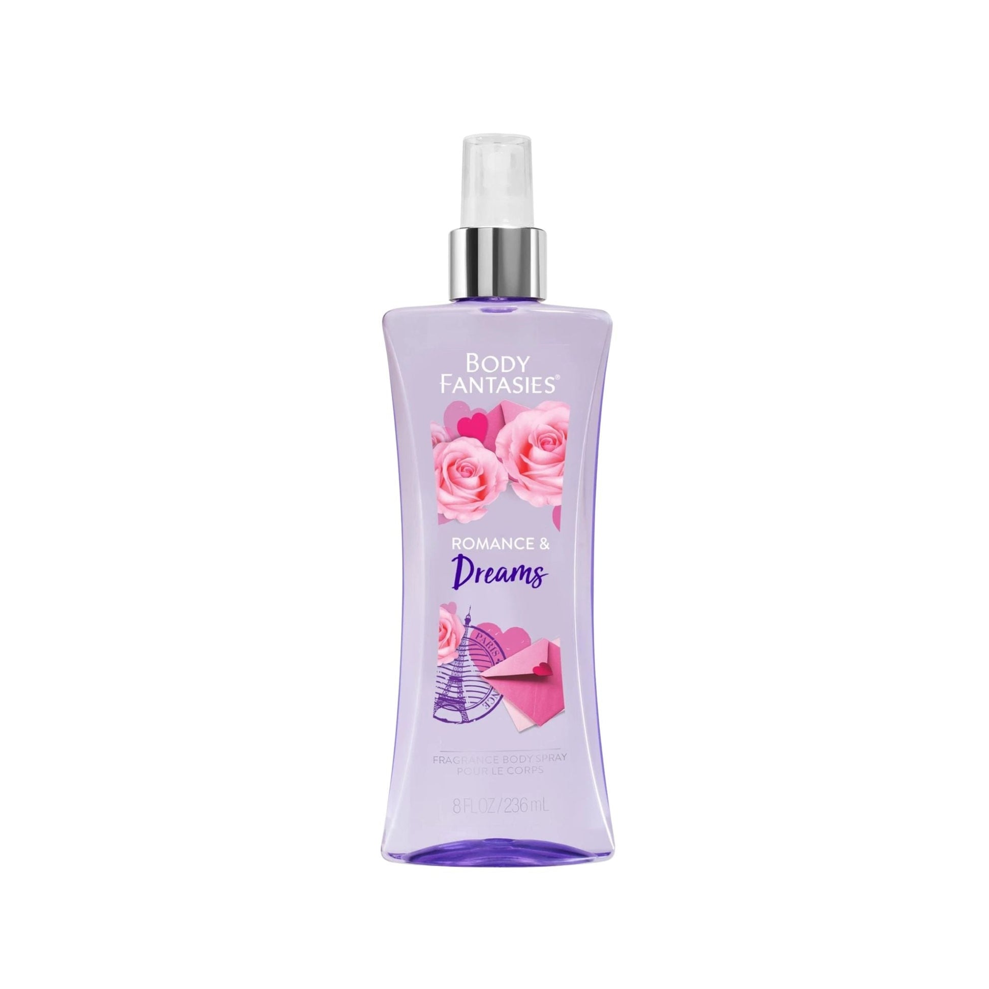 Body Fantasies Romance & Dreams Body Spray perfume bottle