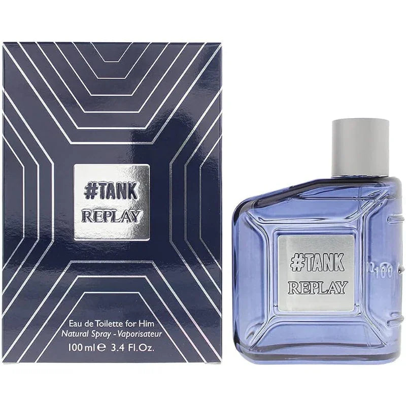 Replay #Tank Eau de Toilette bottle and box