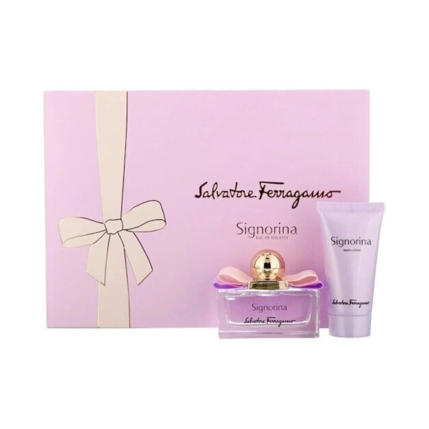 Salvatore Ferragamo Signorina Eau de Toilette carton and packaging
