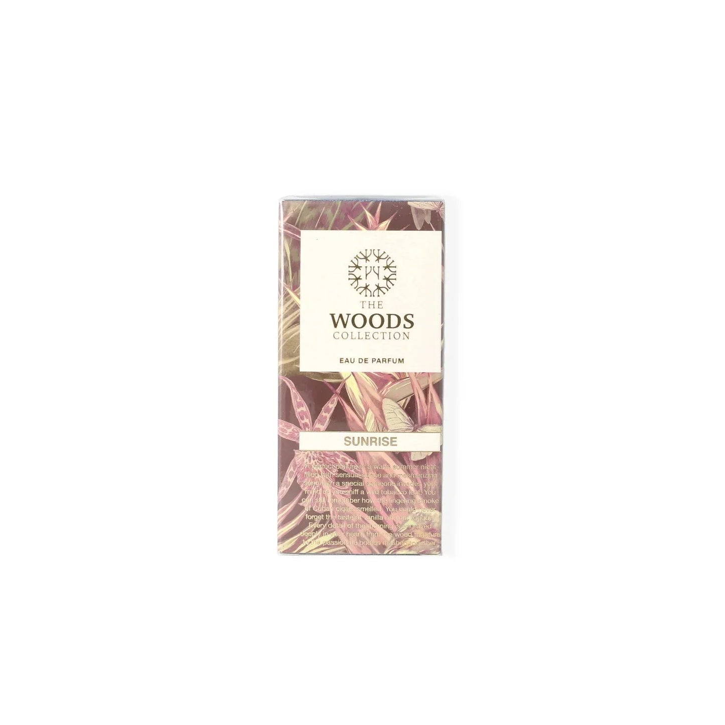 The Woods Collection Sunrise Eau de Parfum packaging box