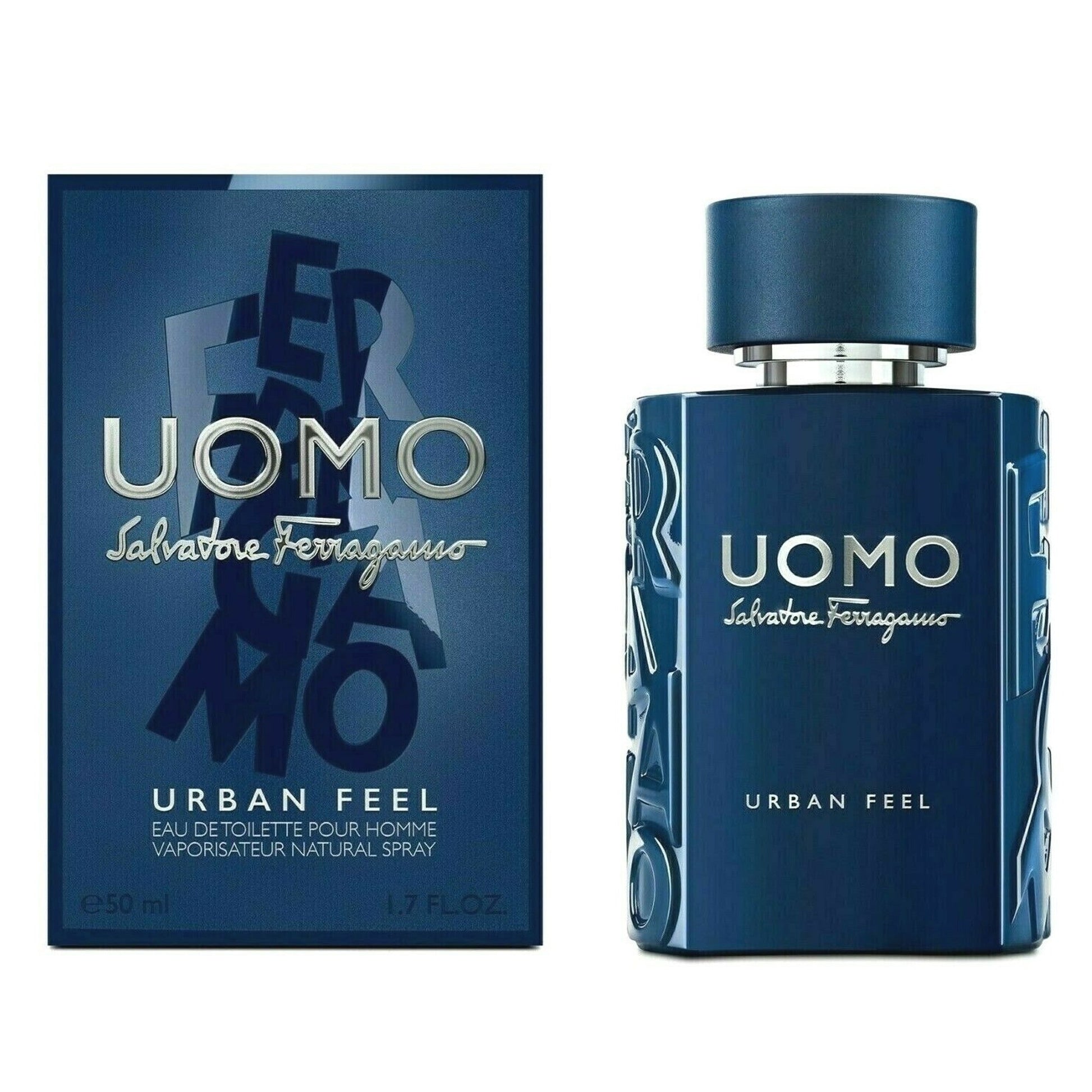 Salvatore Ferragamo Uomo Urban Feel Eau de Toilette boxed presentation