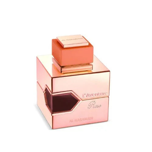 Al Haramain L'aventure Rose Eau de Parfum bottle and box
