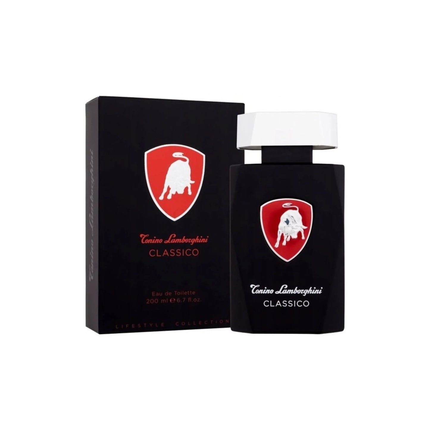 Tonino Lamborghini Classico Eau de Toilette bottle close-up detail