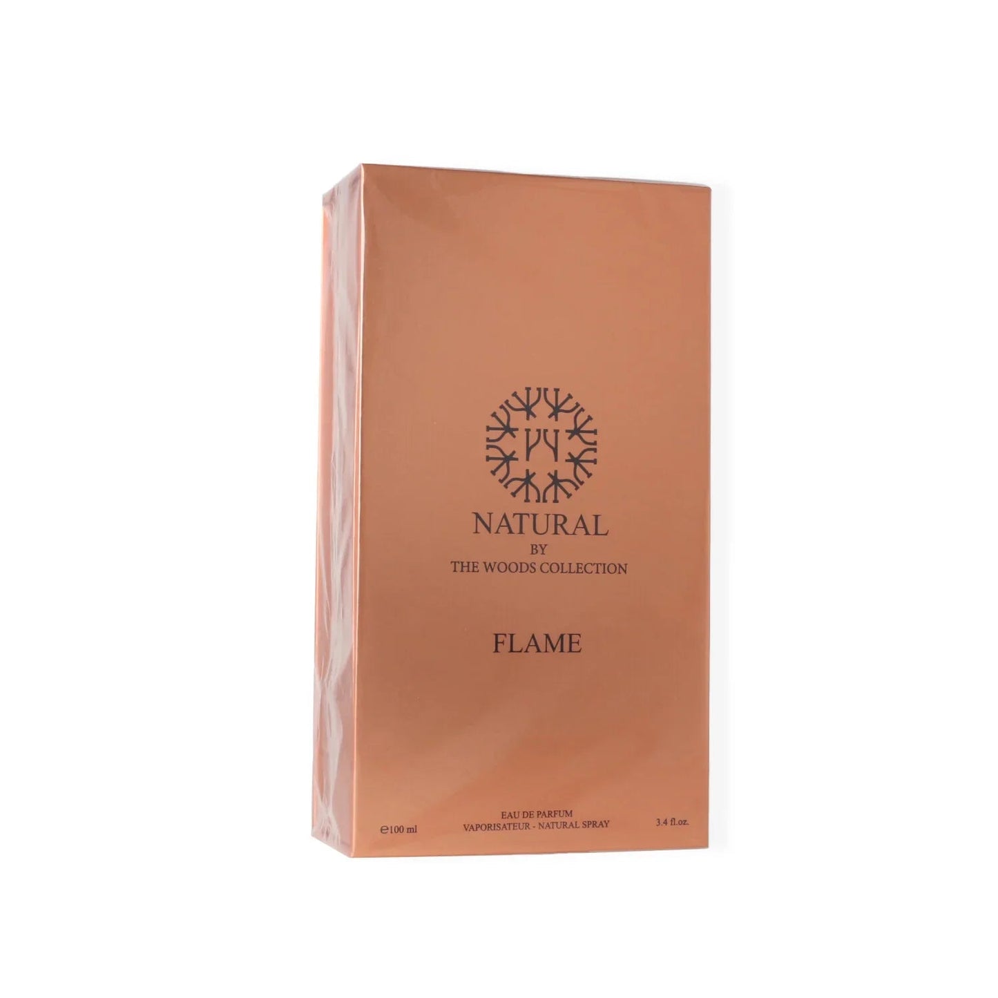 The Woods Collection Flame Natural Eau de Parfum packaging box