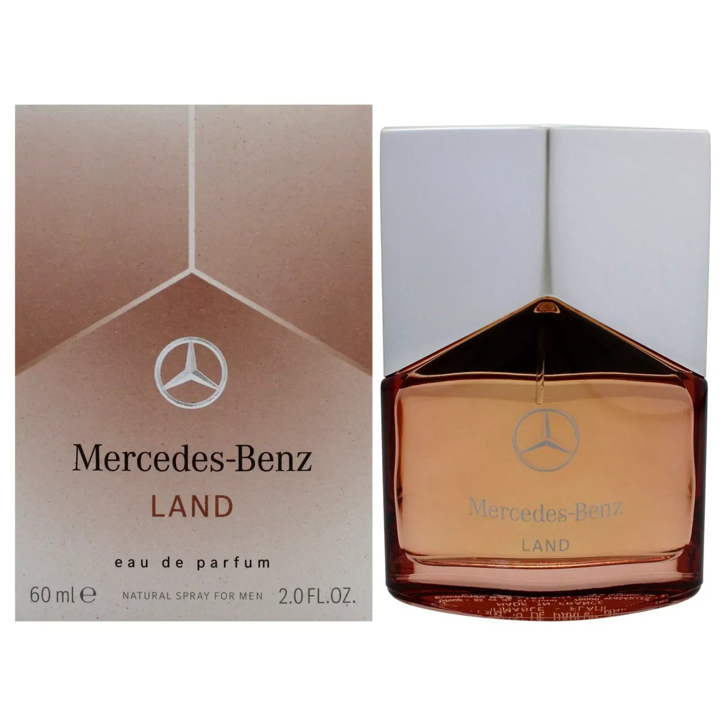Mercedes Benz Land Eau de Parfum bottle and box