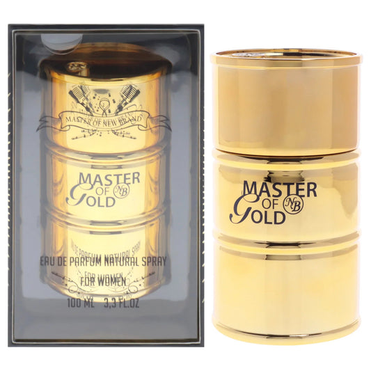 New Brand Master Gold Eau de Parfum perfume bottle