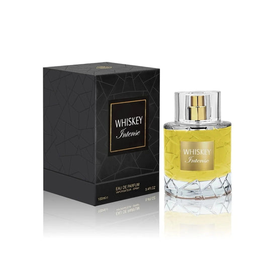 Fragrance World Whiskey Intense Eau de Parfum perfume bottle