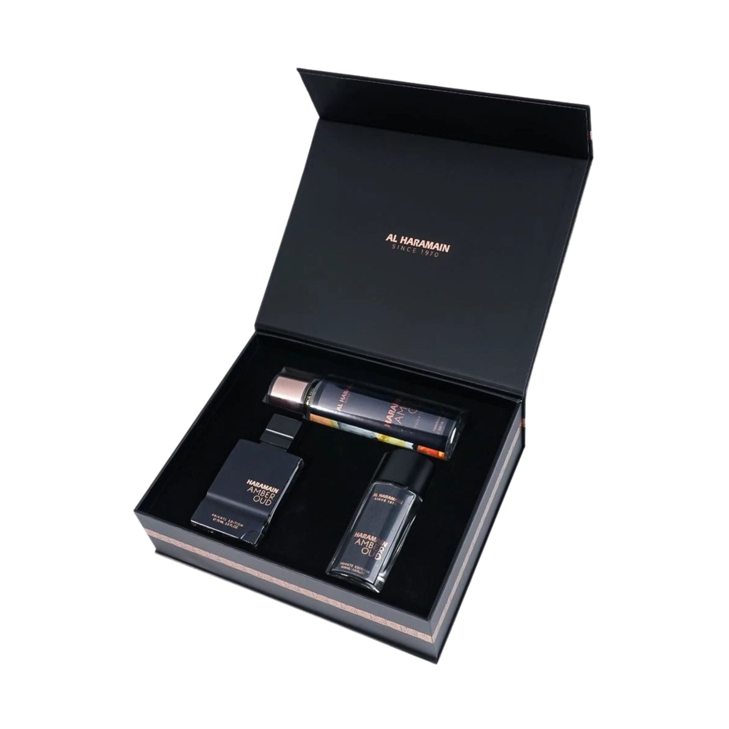 Al Haramain Amber Oud Private Edition Eau de Parfum label detail