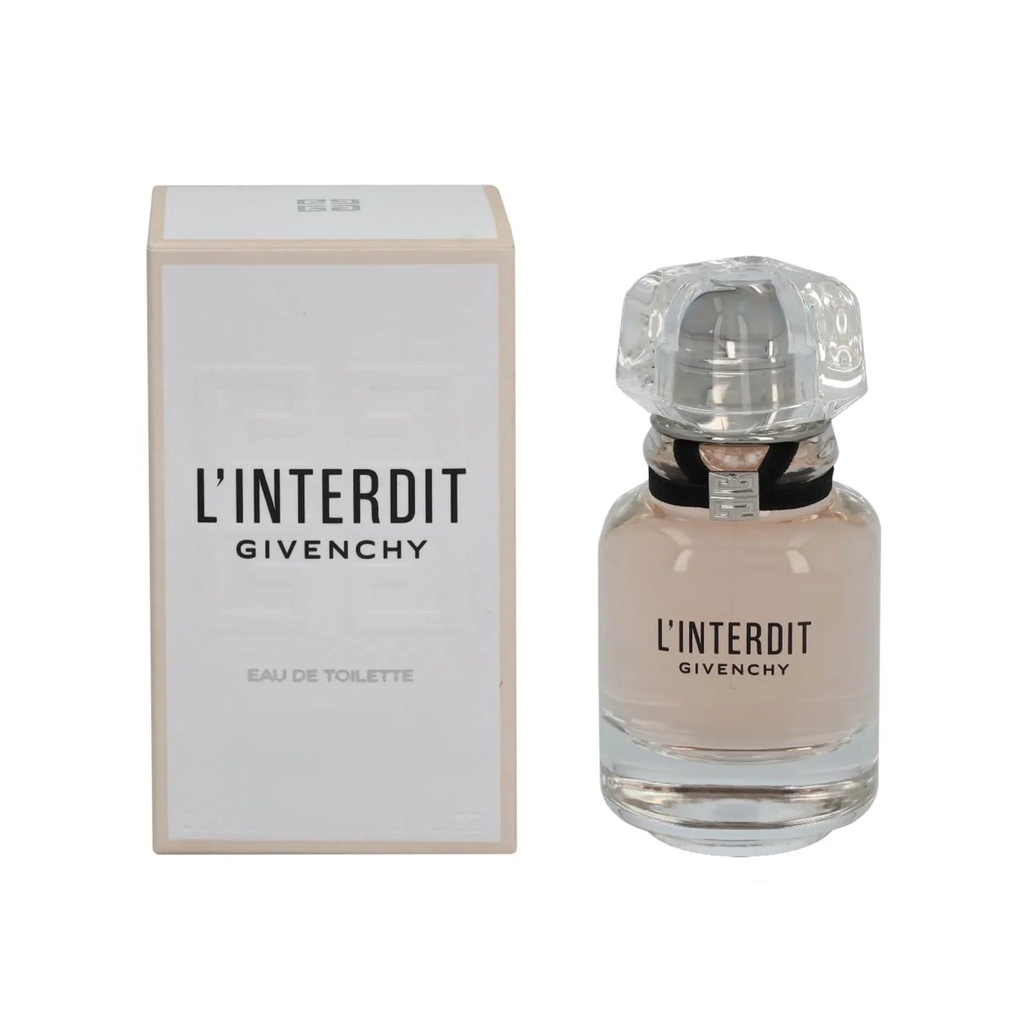 Givenchy L'interdit Eau de Toilette bottle close-up detail