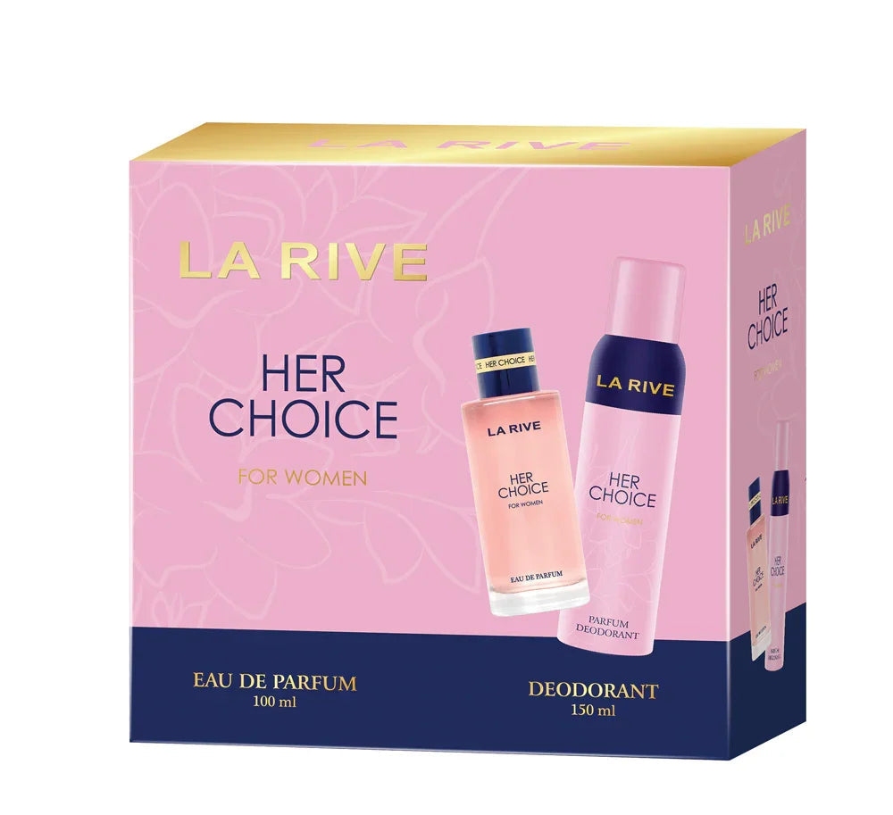 La Rive Her Choice Eau de Parfum packaging box