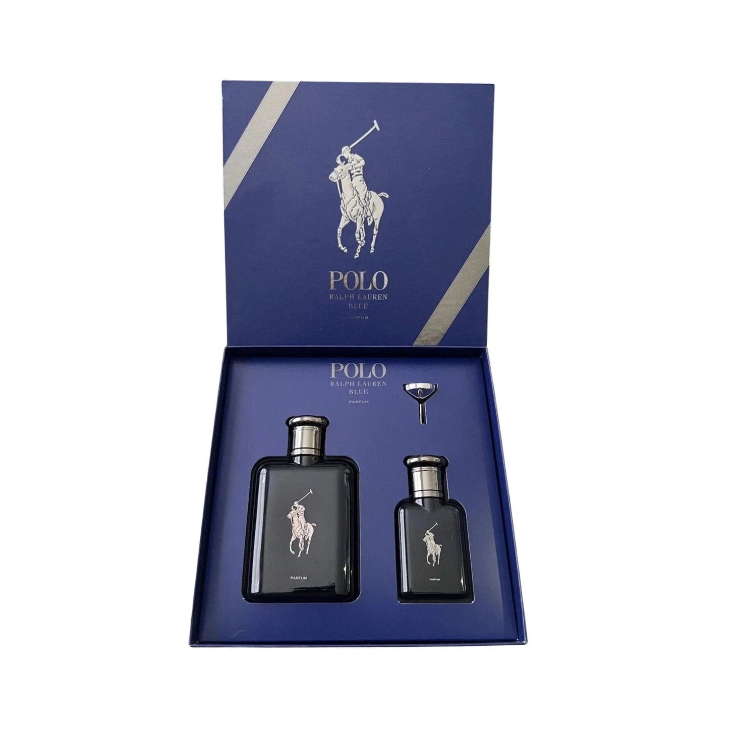 Ralph Lauren Polo Blue Parfum label detail