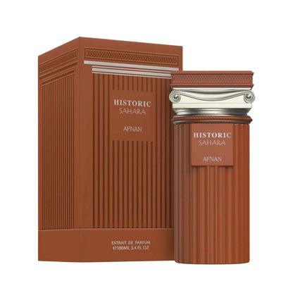 Afnan Historic Sahara Extrait de Parfum packaging box