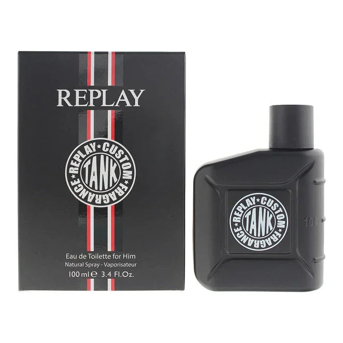Replay Tank Custom Eau de Toilette perfume bottle
