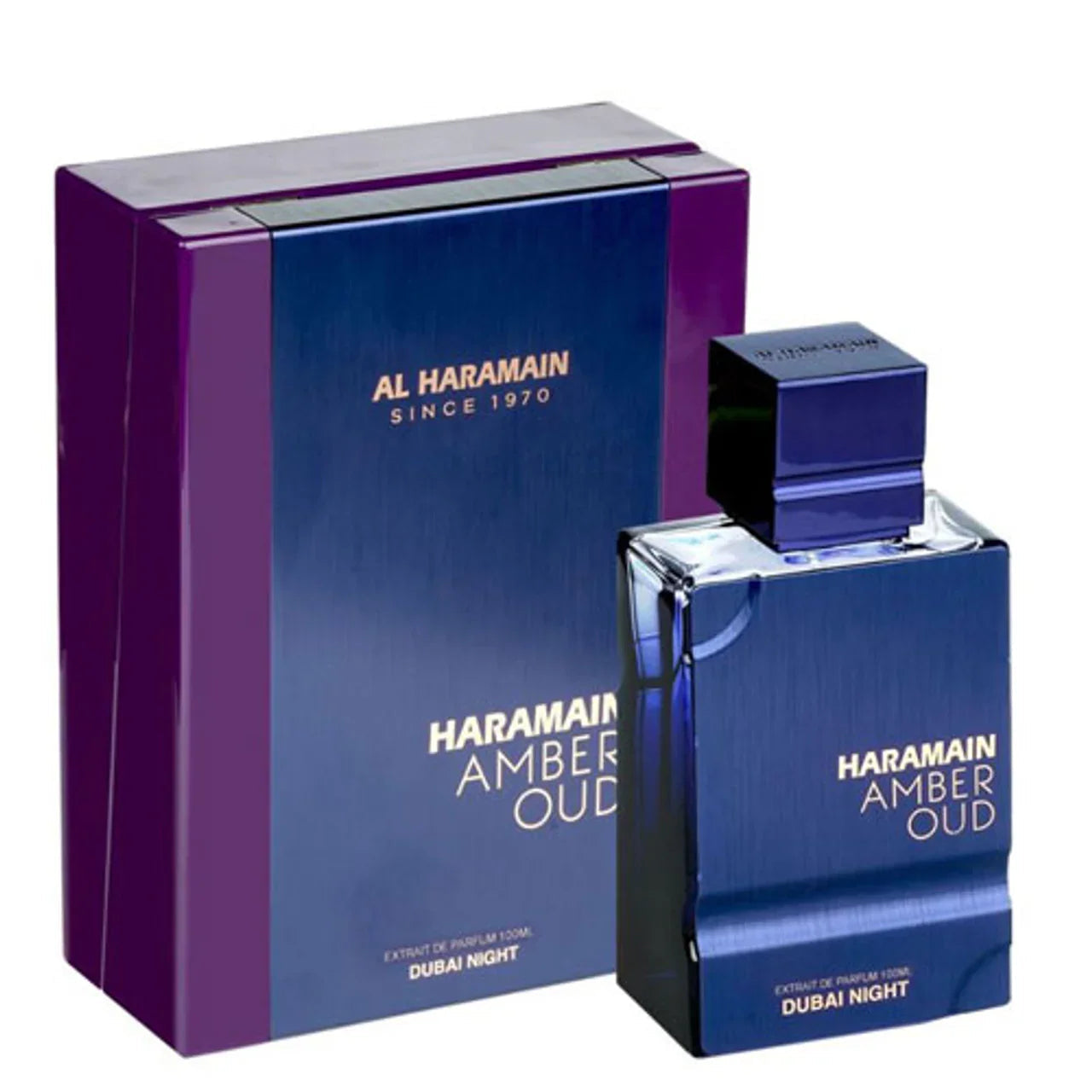 Al Haramain Amber Oud Dubai Night Extrait de Parfum packaging box