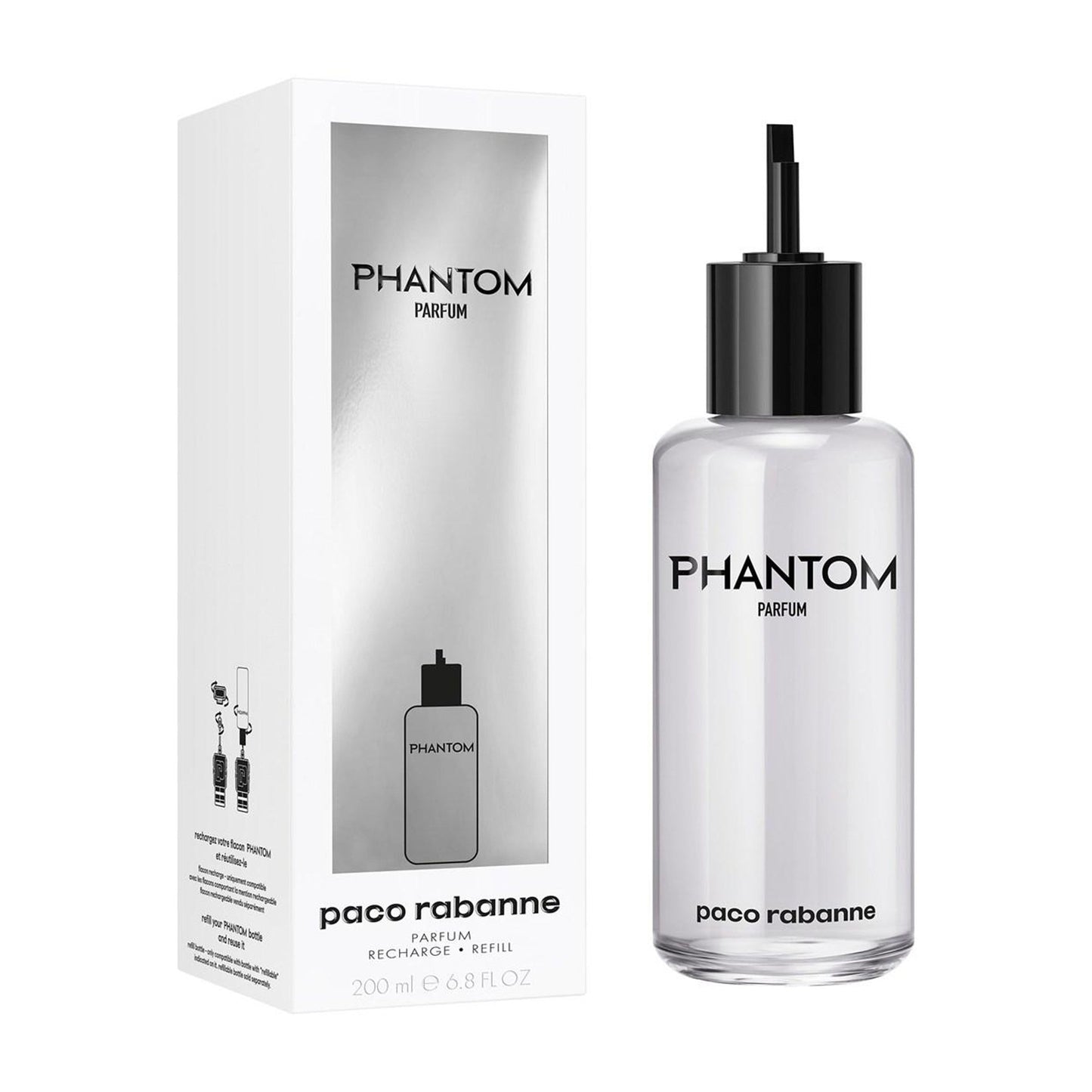 Rabanne Phantom Parfum label detail