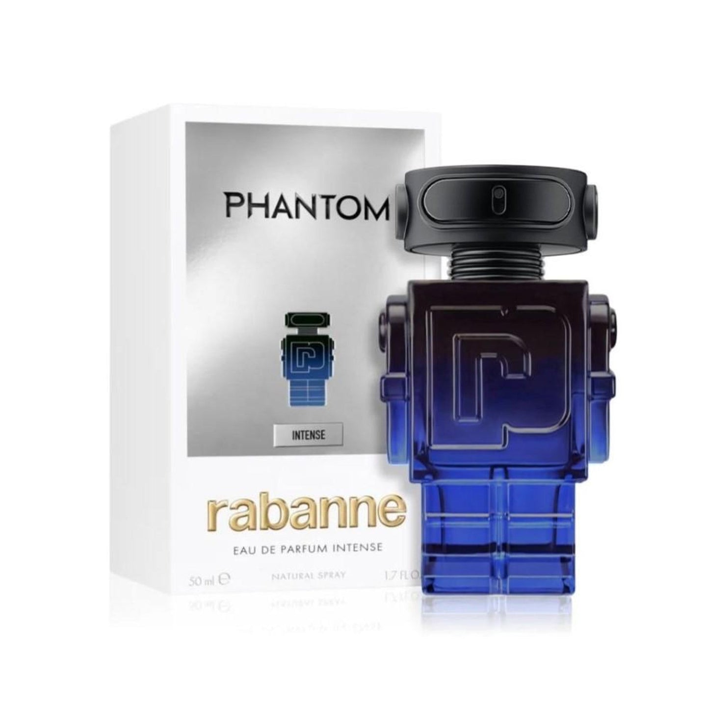 Rabanne Phantom Intense Eau de Parfum carton and packaging