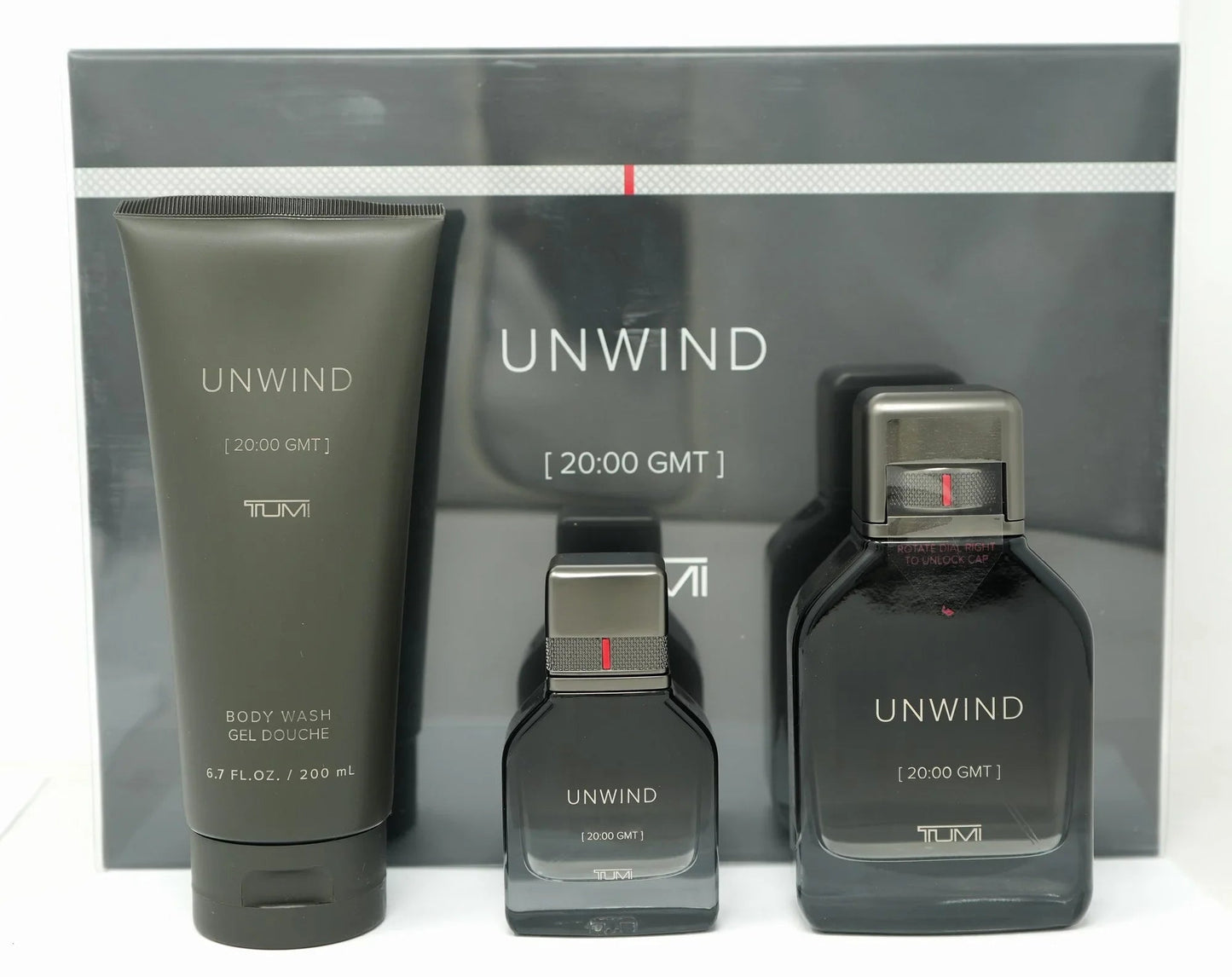 TUMI Unwind Eau de Parfum label detail