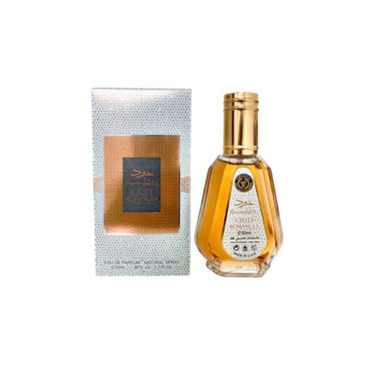Ard Al Zaafaran Oud Romancea Eau de Parfum bottle and box