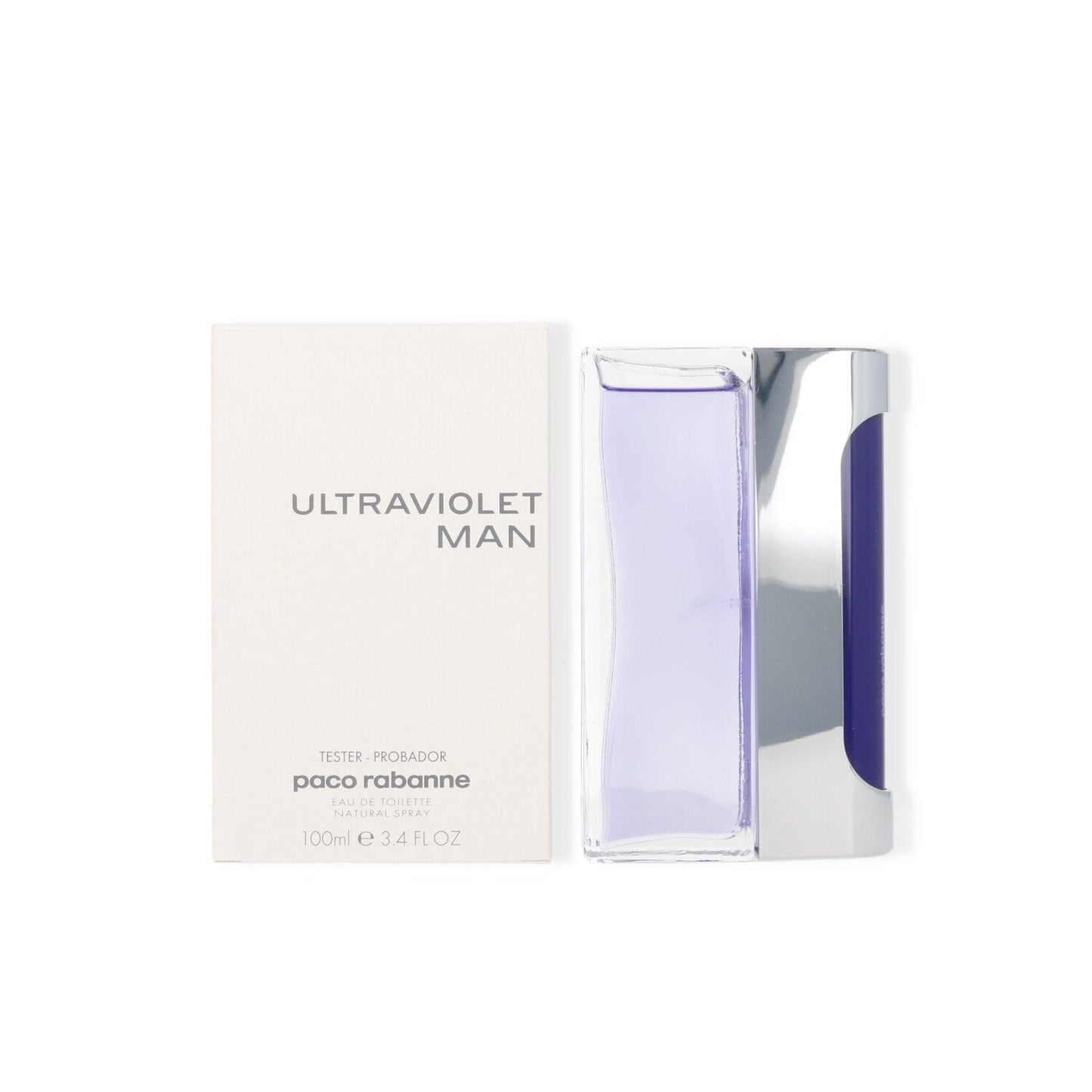 Rabanne Ultraviolet Eau de Toilette bottle and box