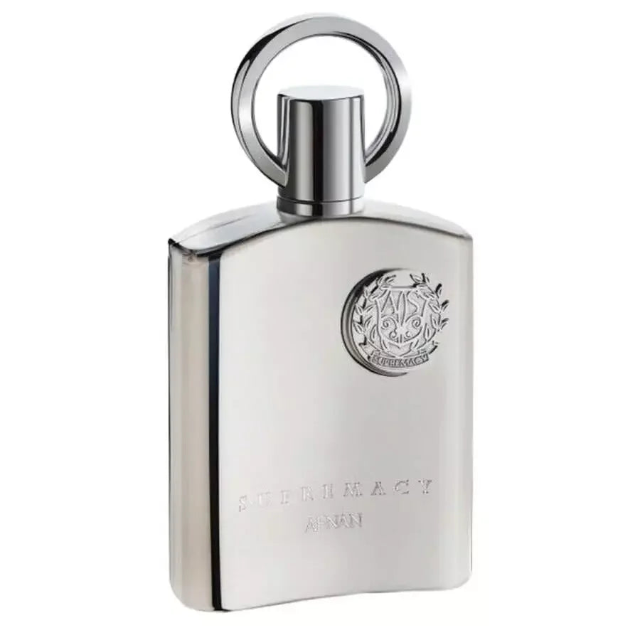 Afnan Supremacy Silver Pour Homme Eau de Parfum label detail