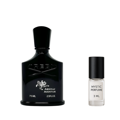 Creed Absolu Aventus sample vial label detail