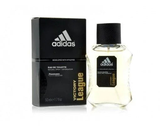 Adidas Victory League Eau de Toilette bottle close-up detail