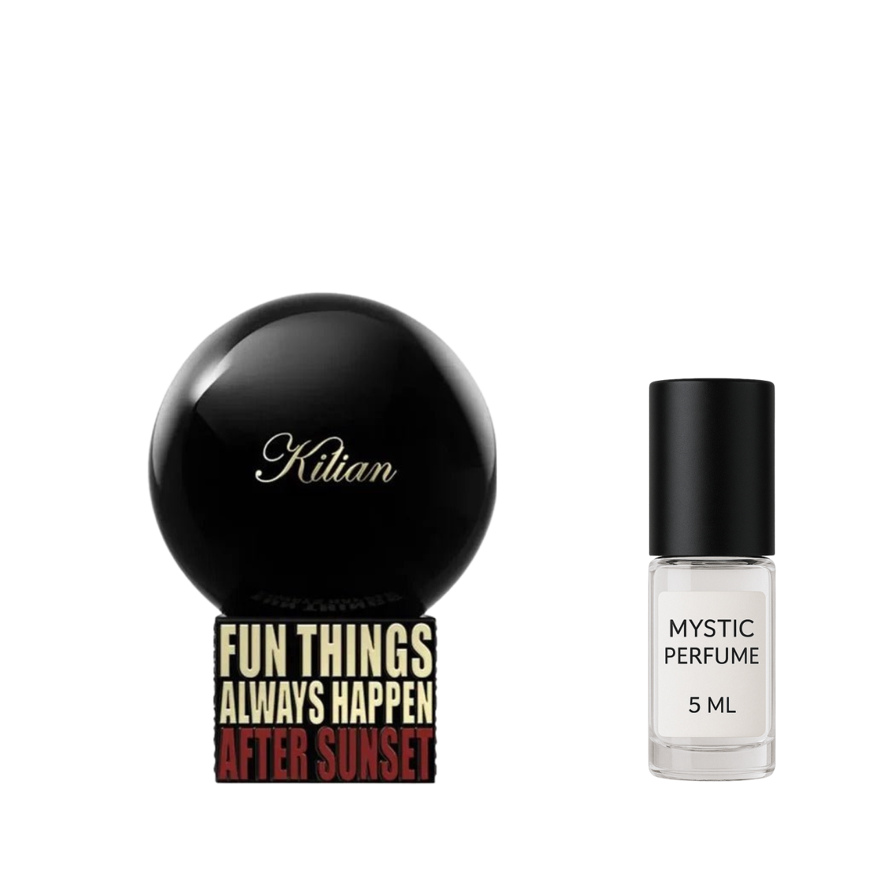 Kilian After Sunset Eau de Parfum sample vial label detail