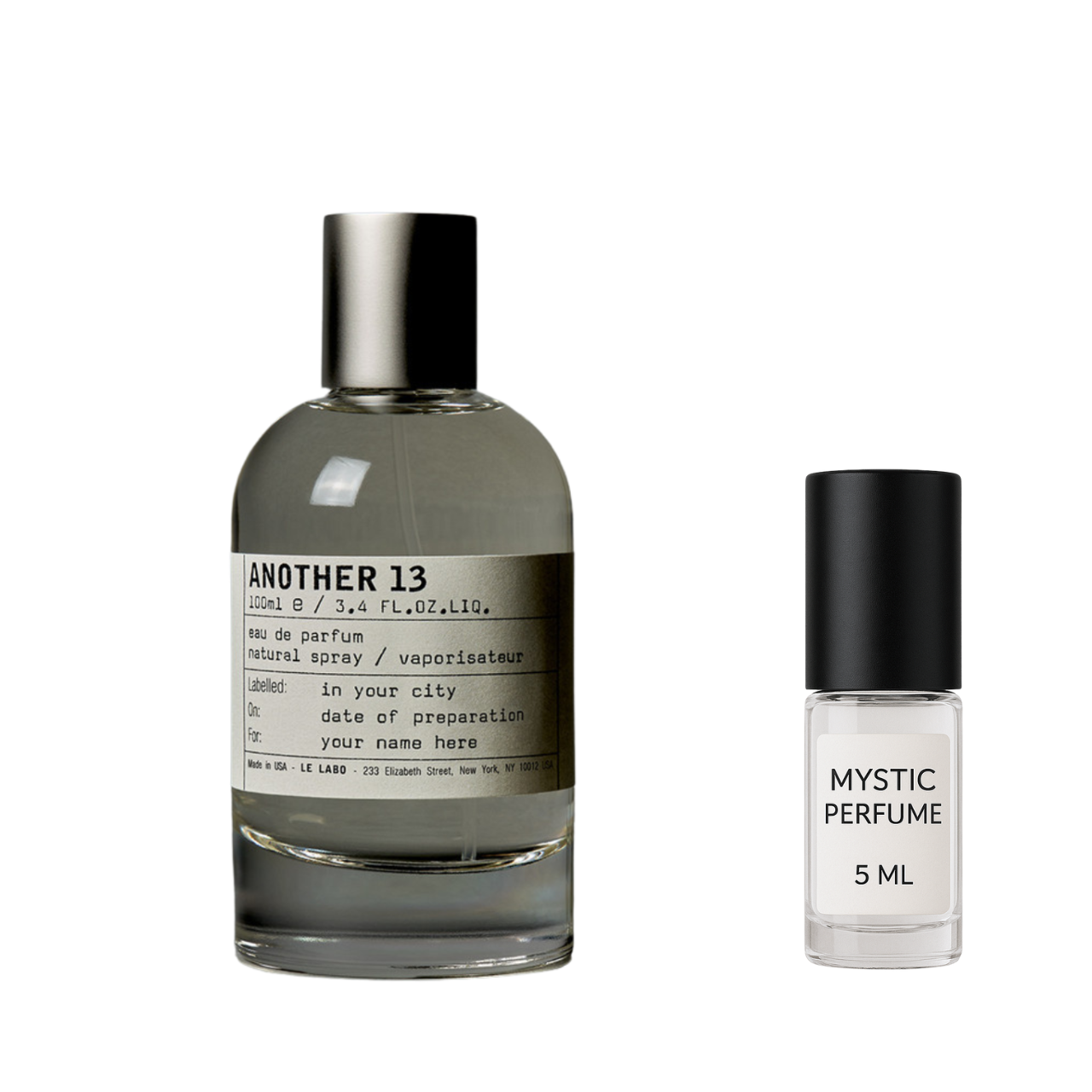 Le Labo Another 13 sample vial label detail